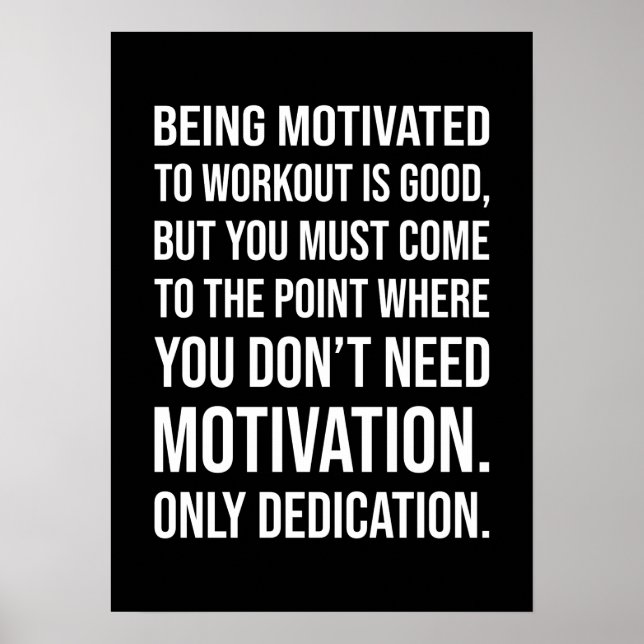Sucesso e Poster de Motivação Gym (Frente)