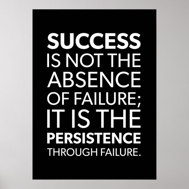 Sucesso e Poster de Motivação Gym (Frente)