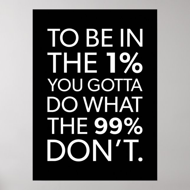 Sucesso e Poster de Motivação Gym (Frente)