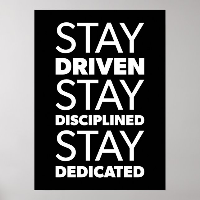 Sucesso e Poster de Motivação Gym (Frente)