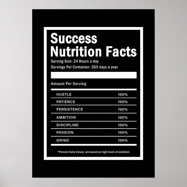 Sucesso e Poster de Motivação Gym (Frente)