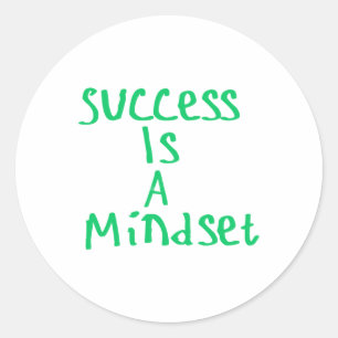 Sucesso É Um Adesivo De Mindset
