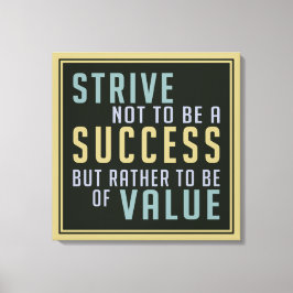 Sucesso e valor Impressão da tela motivacional