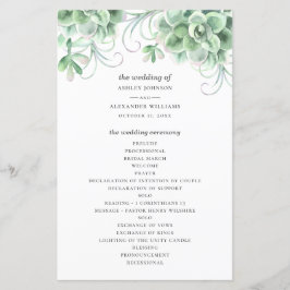 Suculentes de aquarela. Casamento Greenery Cacto