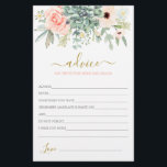 Suculents Advice for the Bride Card<br><div class="desc">Aviso de sucesso para a noiva</div>