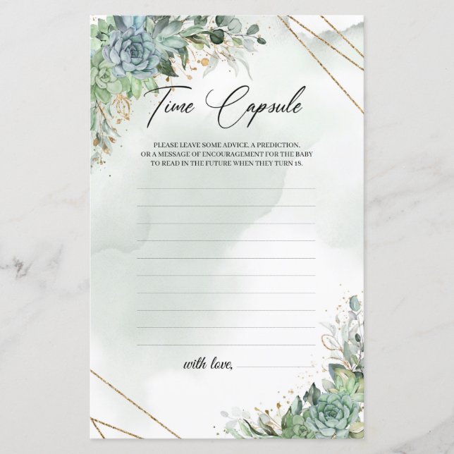 Suculta a estrutura de ouro de eucalipto Tempo Cáp (Frente)