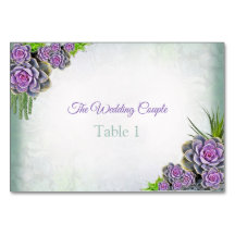 Sucultivos tons de verde marinho, cartões de Mesa