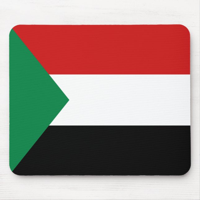 Sudan Flag Mousepad (Frente)