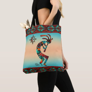 Sudoeste De Kokopelli E Sun Tote Bag