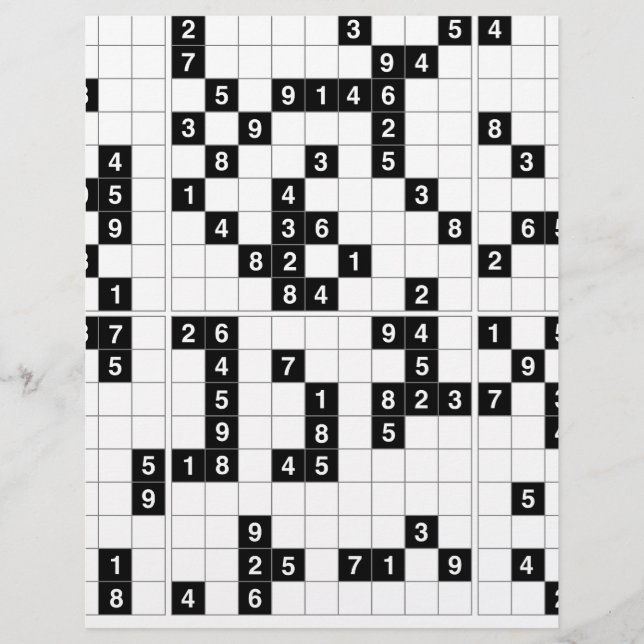 sudoku branco preto (Frente)