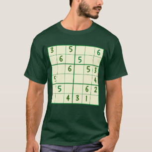 Sudoku Quebra-cabeça 6x6 T-Shirt