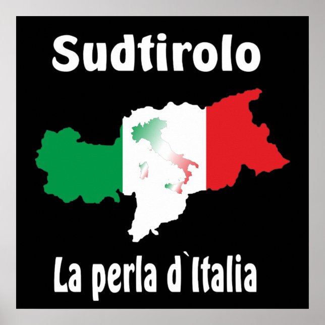 Südtirol - Alto Adige - Italien - Italia Poster (Frente)