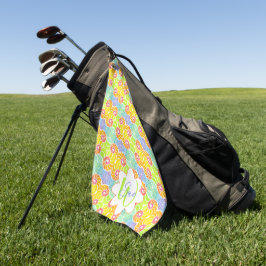 Sue Mosaic Golf Towel