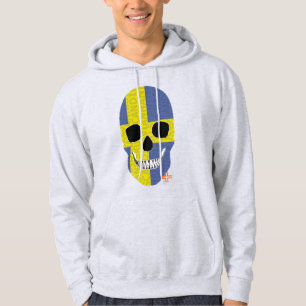 Suecia MANDSKULL Suéter de capuzB2