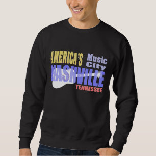 Suéter A camisola básica de homens de cidade da música