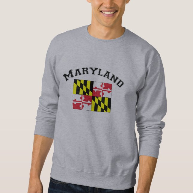 Suéter Bandeira de Maryland (Frente)