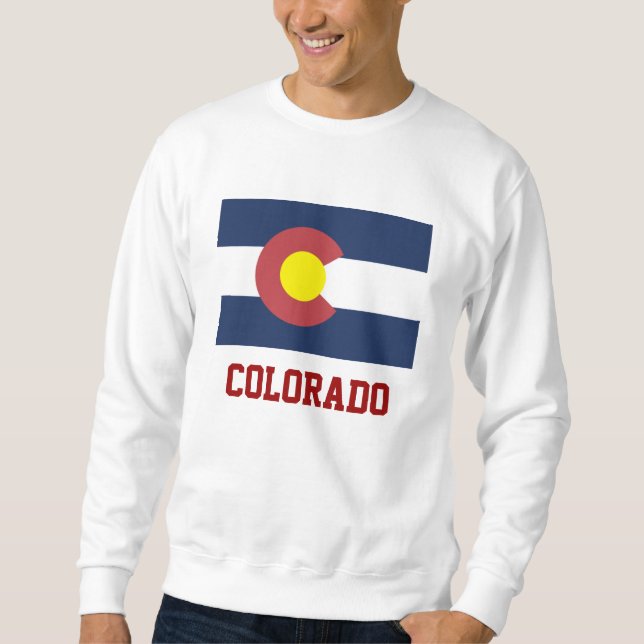 Suéter  Bandeira do Estado do Colorado (Frente)
