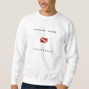 Suéter Bandeira do mergulho do mergulhador de Califórnia