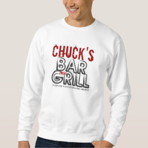 Suéter Bar & t-shirt personalizados da grade