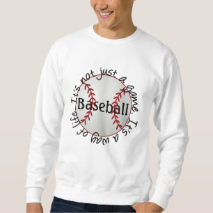 Suéter Basebol-seu não apenas um jogo