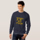 Suéter Bordado Yeshua é a camisola Messias - em hebraico (Frente Completa)