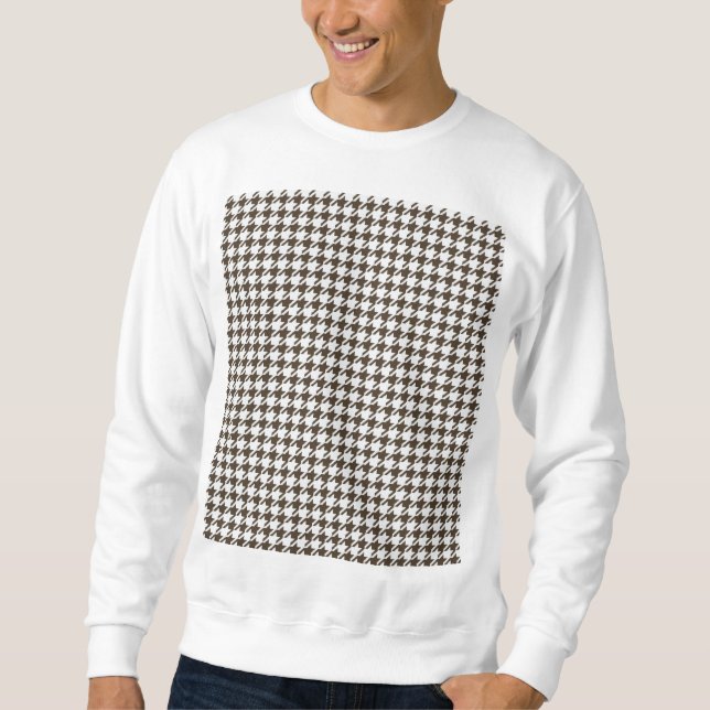 Suéter Brown Combination Houndstooth por Shirley Taylor (Frente)