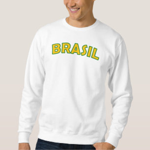 Suéter Camisola do esboço de Brasil