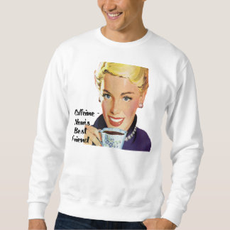 Suéter Camisola do melhor amigo da Cafeína-Mãe