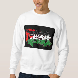 Suéter Camisola livre dos grafites de Gaza