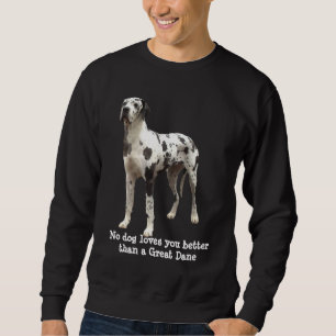 Suéter Camisola unisex do Harlequin de great dane