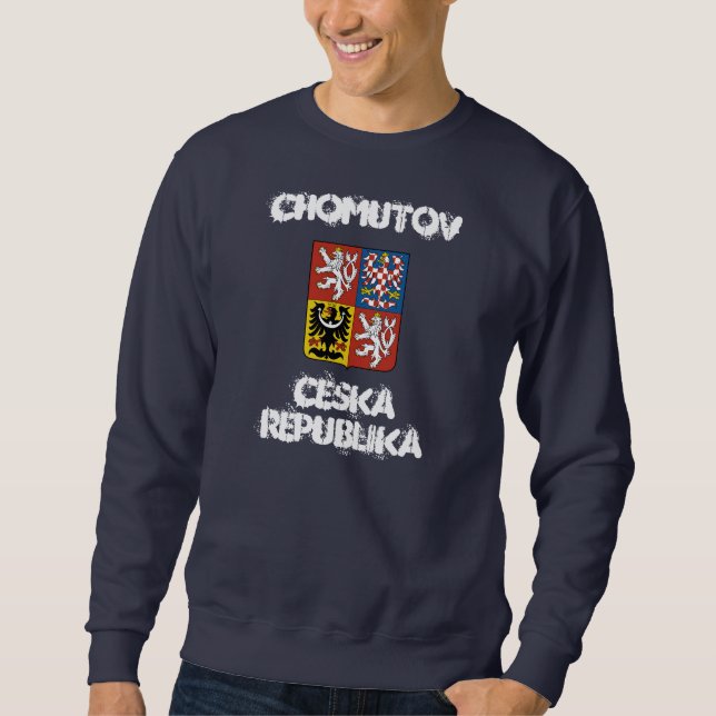 Suéter Chomutov, República Checa com casaco de armas (Frente)