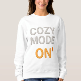 Suéter Cozy Mode ON | Roupas de Lazer Comfort Hygg