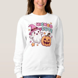 Suéter Cute Wicked - Kawaii Ghost Halloween Pullo