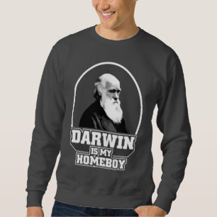 Suéter Darwin é meu ficar em casa