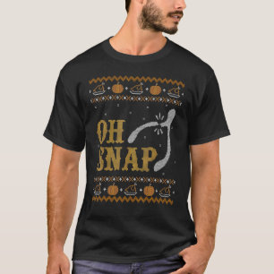 Suéter de Ação de Graças Feio Oh Snap Wish
