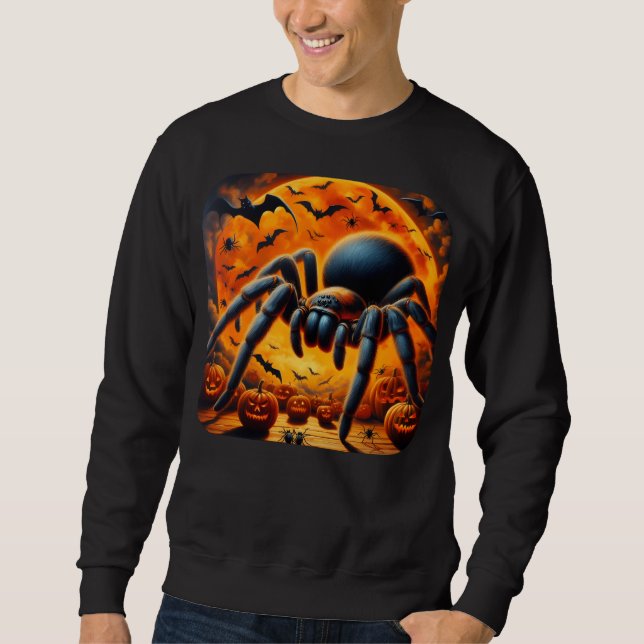 Suéter de Aranha de Halloween (Frente)