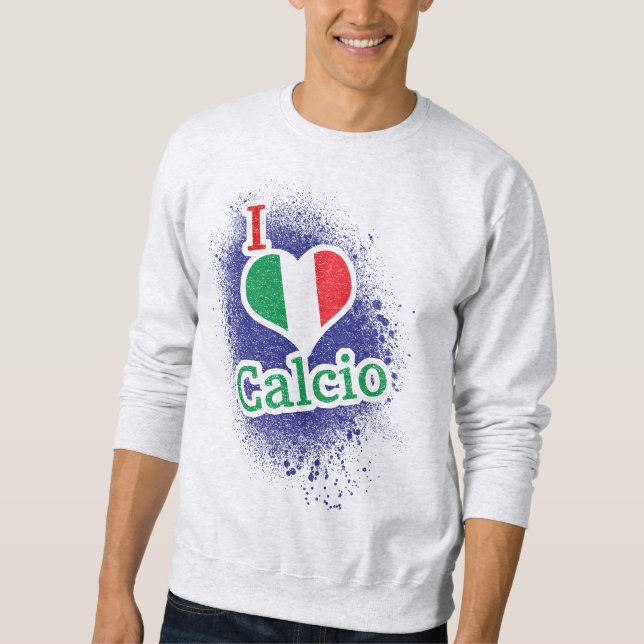 Suéter De Futebol De Calcio Italiano (Frente)