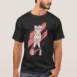 Suéter de Gato de Patins de Rodas Patinação de Rod