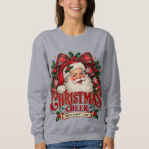 Suéter de Natal Alegria de Papai Noel Vintage 2026