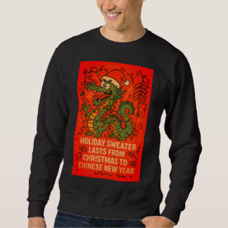 Suéter de Natal até o Ano Novo Chinês