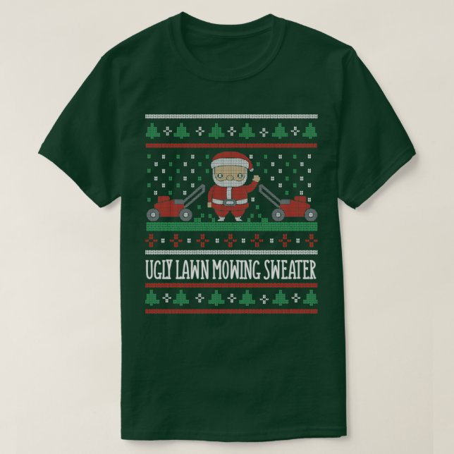 Suéter de Natal de relva feia (Frente do Design)