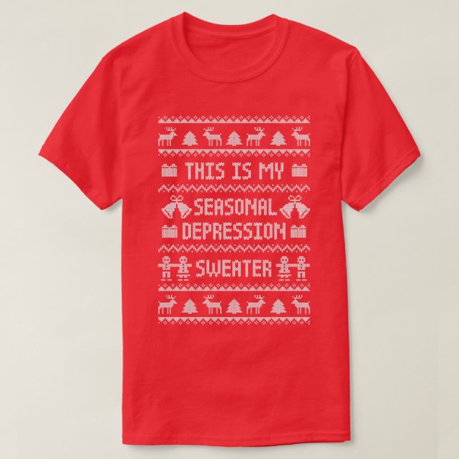 Suéter De Natal Engraçado Este É O Meu Sazonal D (Frente do Design)