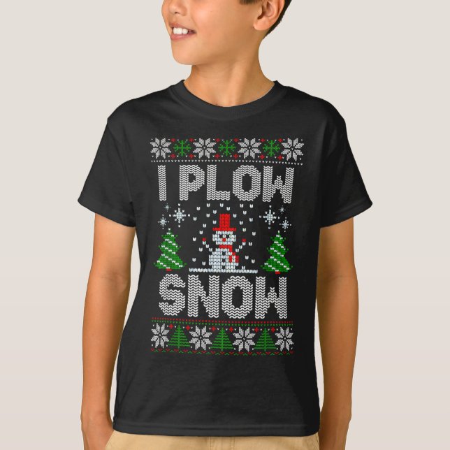 Suéter de Natal Eu Arado Neve Casais Pijama Combin (Frente)