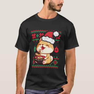Suéter de Natal Feio, Anime Kawaii Shiba Inu Eati