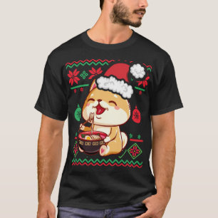 Suéter de Natal Feio, Anime Kawaii Shiba Inu Eati