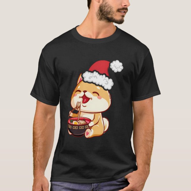 Suéter de Natal Feio, Anime Kawaii Shiba Inu Eati (Frente)