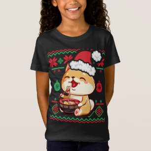 Suéter de Natal Feio, Anime Kawaii Shiba Inu Eati