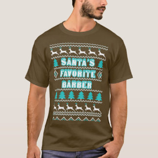 Suéter de Natal feio e barbeiro favorito