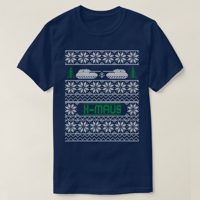 Suéter de Natal Feio MAUS (Frente do Design)