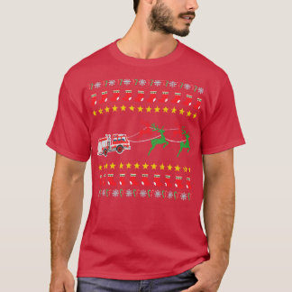 Suéter de Natal Feio para Bombeiro